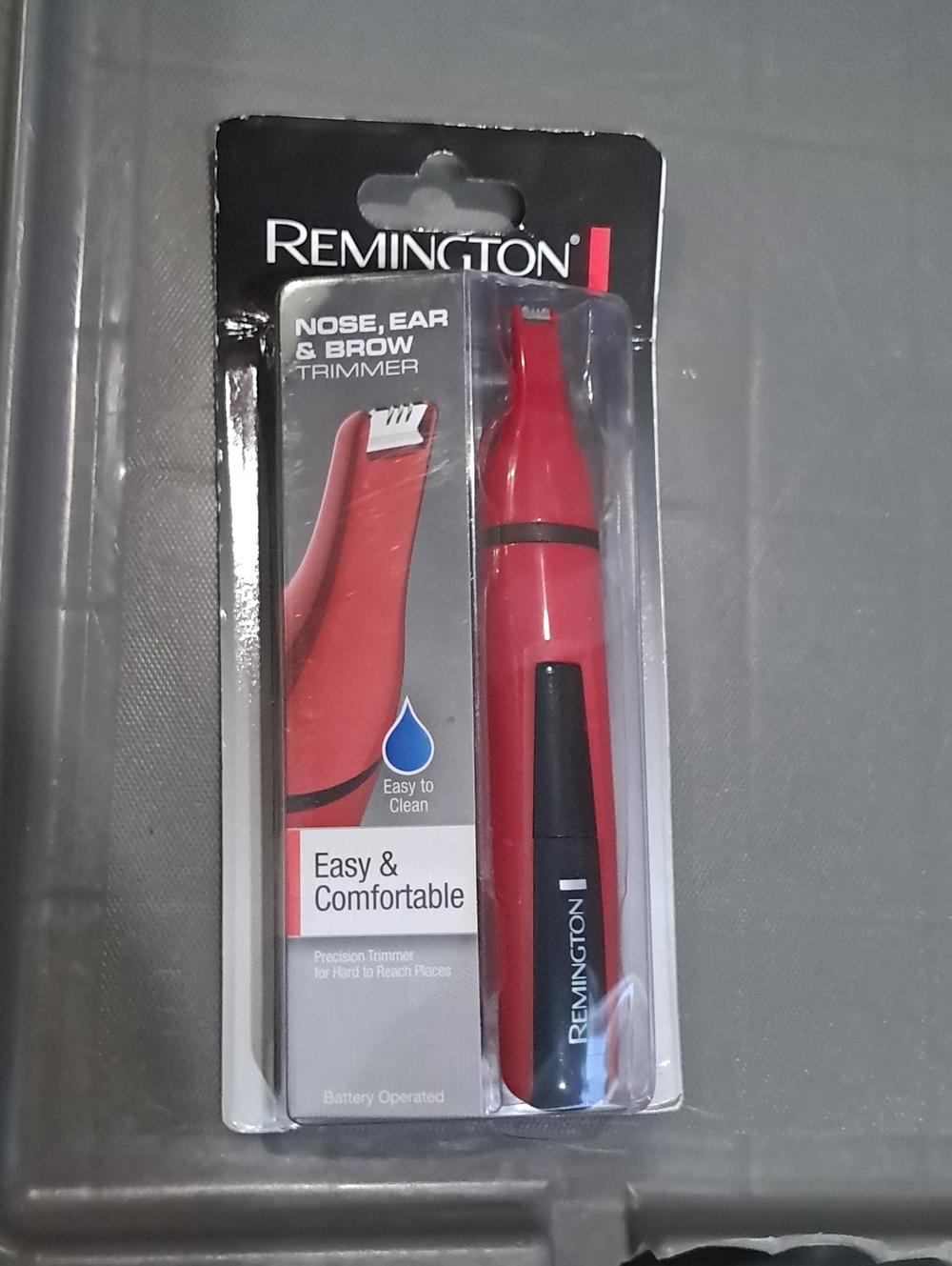 Remington Red and Black Nose, Ear & Brow Trimmer